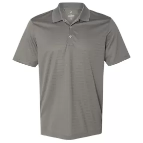 adidas Golf Men's Ash Shadow Stripe Sport Shirt