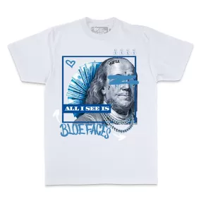 All I See Is Blue Faces - White T-Shirt