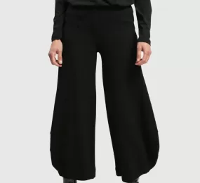 AP411B Black Waffle Wave Punto Pants