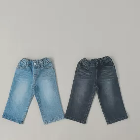 Baby Kid Girls Boys Solid Color Jeans Wholesale 23113085