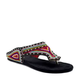 Black Ethnic Chappal 005681