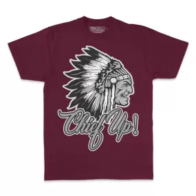 Chief Up - Maroon T-Shirt