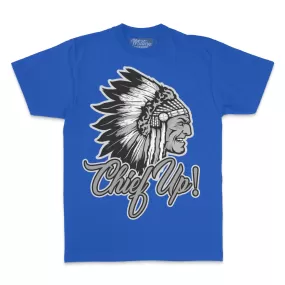 Chief Up - Royal Blue T-Shirt