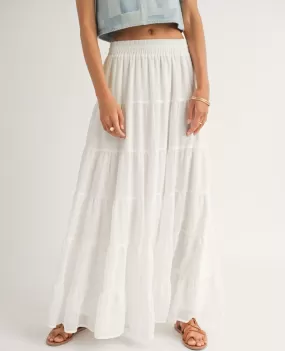 Coastal Tiered Maxi Skirt