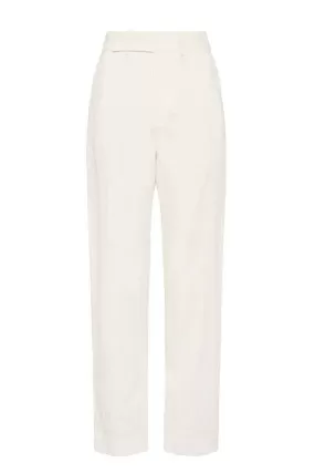 COBIE MID RISE STRAIGHT LEG TROUSER-PEARL