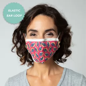 Eiko Berry 100% Cotton Face Mask - Reusable & Made in the USA!