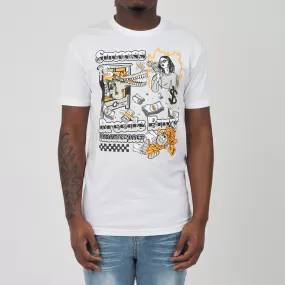 EXOTIC BREED TEE WHITE/ORANGE/BLACK