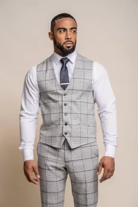 Ghost Tweed Check Waistcoat