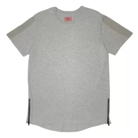 Jordan Craig Zippered Shirt (Heather Grey) - 8904A