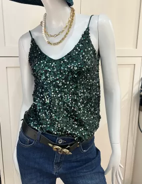 Ladies Sequinned Tank Tops