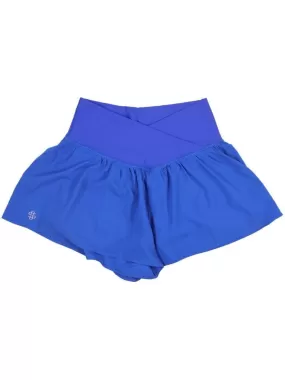 Lapis Cross Waist Shorts by Simply Southern