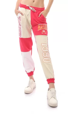 O168609 Cotton Multicolor Printed Joggers