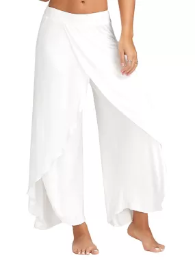 Popular yoga pants wide leg pants