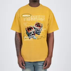 PUZZLE MINDED PREM TEE MUSTARD