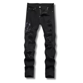 Python Black Denim: Unleash Your Urban Edge!