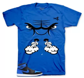 Retro 1 Royal Raging Face Shirt