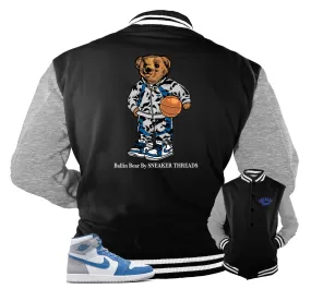 Retro 1 True Blue Jacket - Ballin Bear - Black