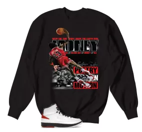 Retro 2 Chicago Sweater - Money Mike - Black