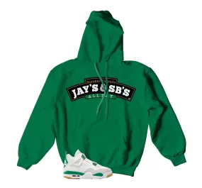 Retro 4 SB Pine Green Jays & SBs Hoodie