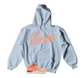 Retro 5 Crimson Bliss ST Logo Hoody