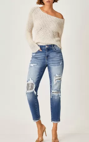 Risen Sequin Jean