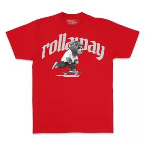 Rollaway Teddy - Red T-Shirt