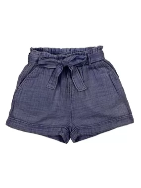 Simply Southern Gauze Shorts in Indigo Blue - Effortless Style with Bow Tie Detail