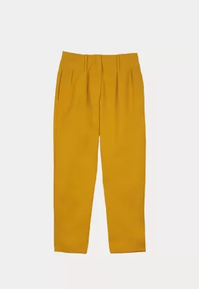 Solid Mid-Rise Pants