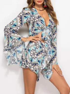 Summer Print Jumpsuits