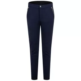 Womens Double Knit Moto Trousers Twilight Navy - SS24